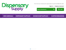 Tablet Screenshot of dispensarysupply.com